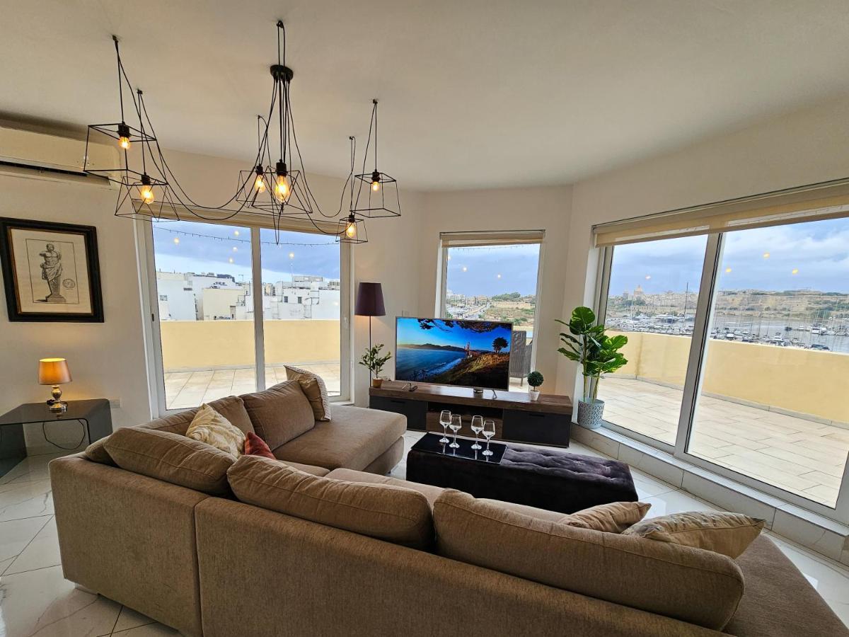 Апартаменти Mive Luxury Sea View Penthouse Gzira Екстер'єр фото